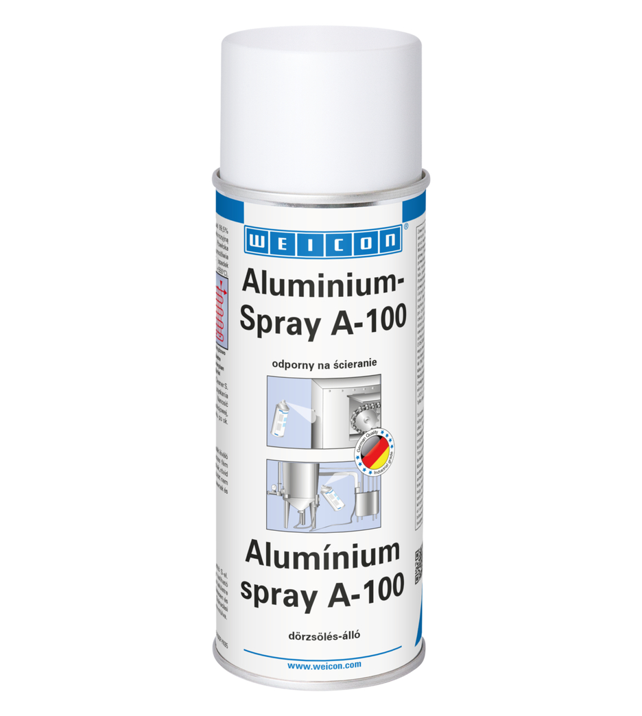 Aluminium-Spray A-100, odporny na ścieranie | Odporna na ścieranie ochrona przed rdzą i korozją