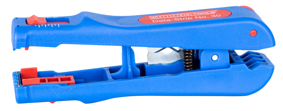 Data-Strip Nr 30 | for skinning and stripping data and network cables I incl. side cutter I Working range 4.0 - 10 mm Ø