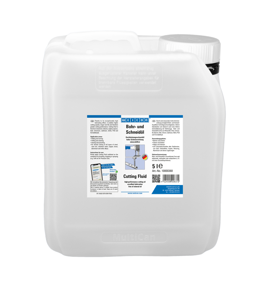 WEICON Cutting Fluid (technical liquid) | Wysokowydajny olej do skrawania