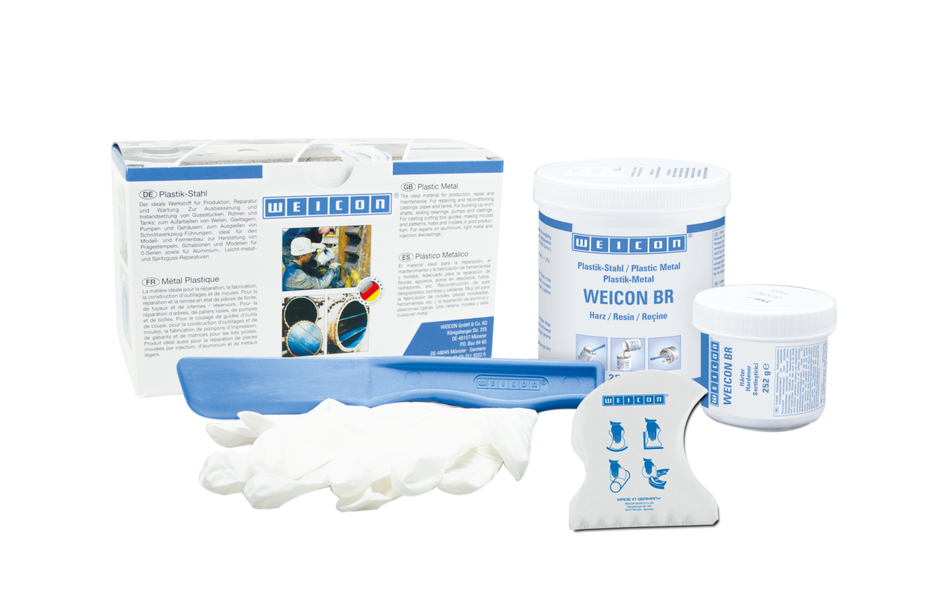 WEICON BR | Wypełniony brązem system żywicy epoksydowej do naprawy i formowania