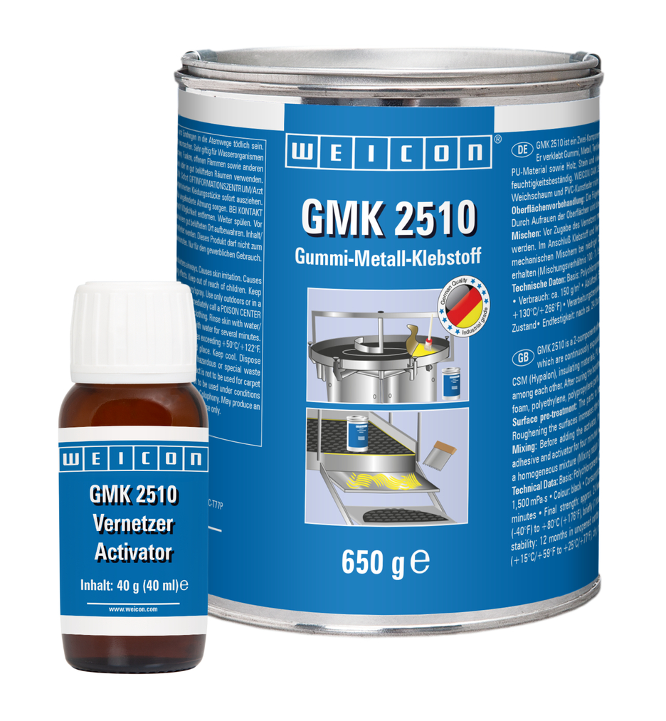 GMK 2510 kej kontaktowy do gumy i metalu | mocny klej dwuskładnikowy do łączenia guma/guma i guma/metal