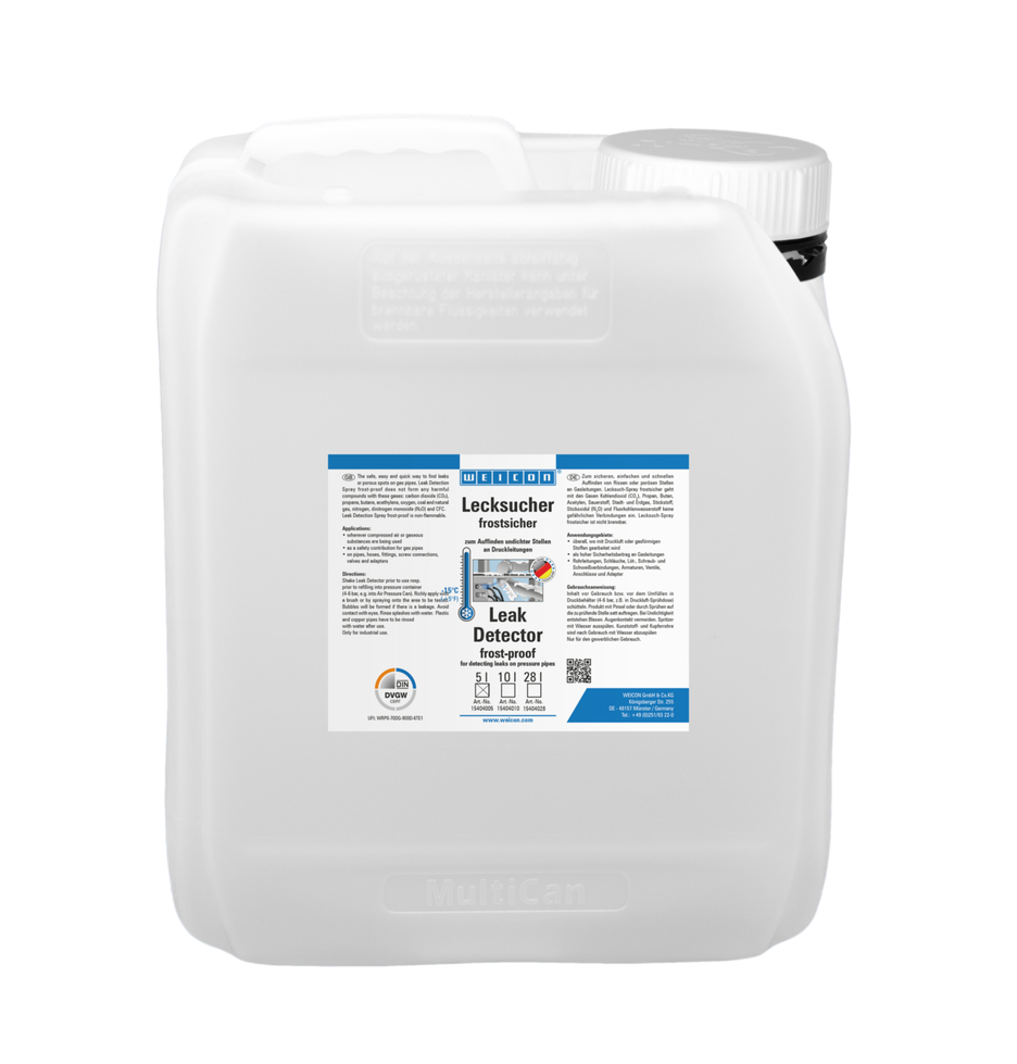 Leak Detector frost-proof | for locating cracks in pressure lines down to -15 °C Leak Detector frost-proof | for locating cracks in pressure lines down to -15 °C