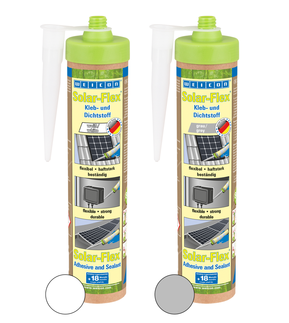 Solar-Flex® MS-polimer | odporny na warunki atmosferyczne klej i uszczelniacz dla sektora solarnego, na bazie MS-Polimeru