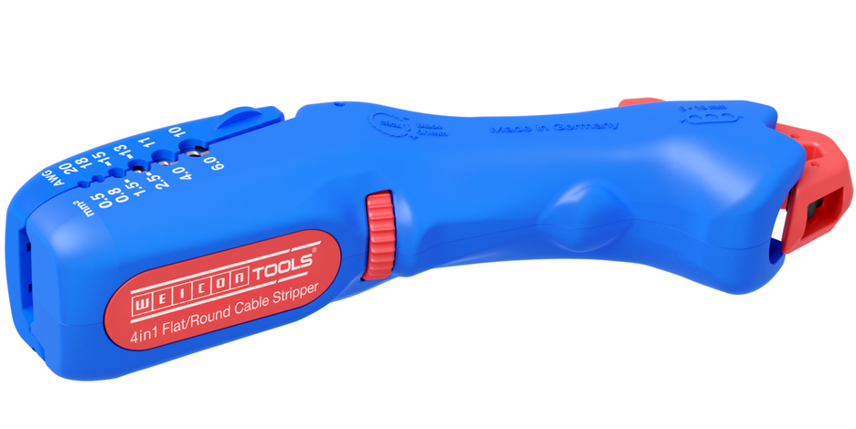 Nóż do kabli płaskich i okrągłych | Do wszystkich standardowych kabli płaskich o szerokości do 18 mm i wszystkich standardowych kabli okrągłych o średnicy 6-13 mm.