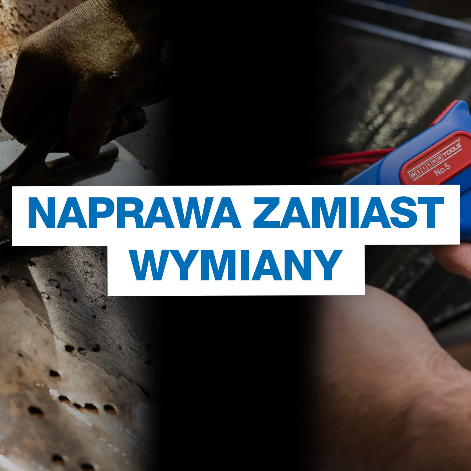 gloves, trowel, blue tool, handheld tool, metal surface