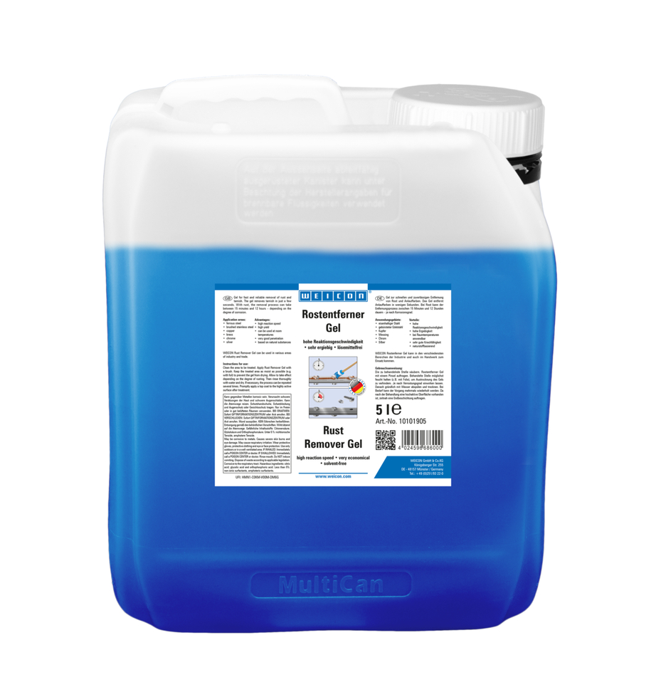 WEICON Rust Remover Gel | szybkie i niezawodne usuwanie rdzy i nalotów