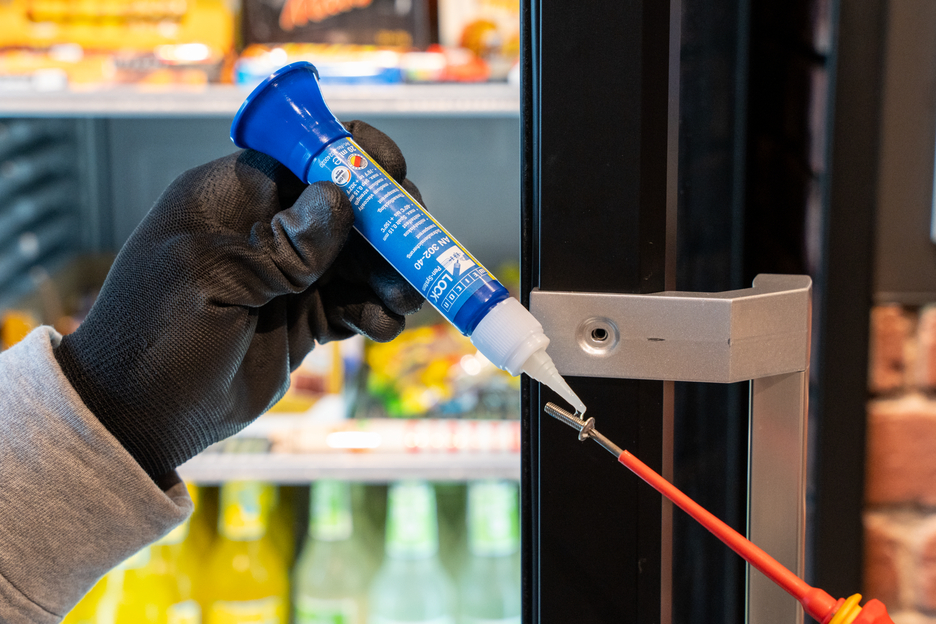 WEICONLOCK® AN 302-40 zabespieczenie śrub | średnia wytrzymałość, z dopuszczeniem DVGW