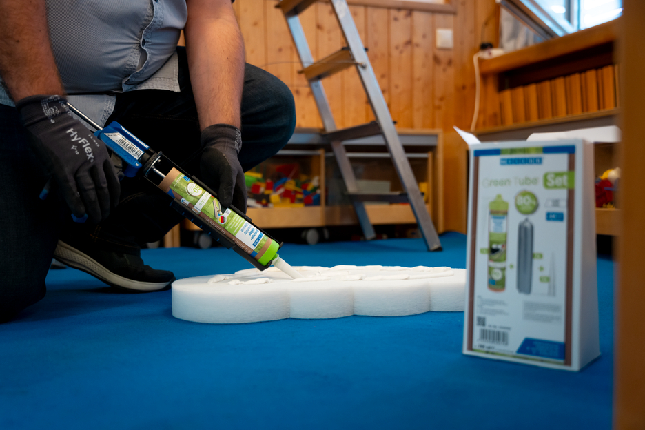 WEICON Green Tube Assembly adhesive | Mocny, uniwersalny klej do użytku wewnętrznego i zewnętrznego