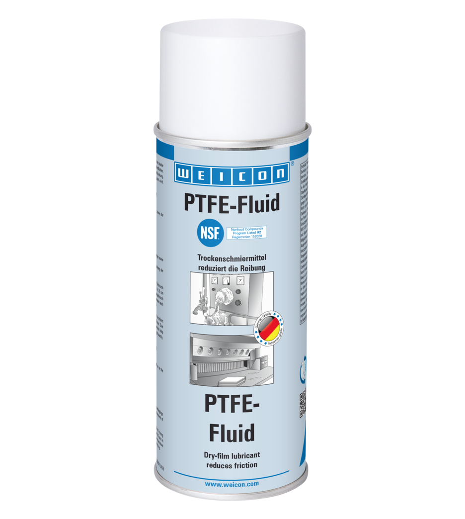 PTFE-Fluid | Beztłuszczowy suchy smar dla przemysłu spożywczego NSF H2