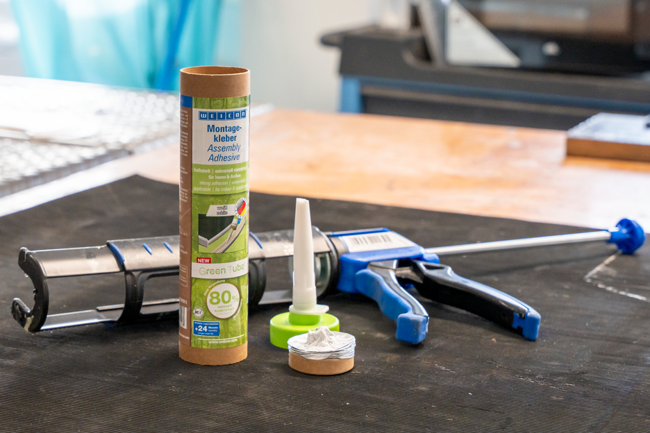 WEICON Green Tube Assembly adhesive | Mocny, uniwersalny klej do użytku wewnętrznego i zewnętrznego