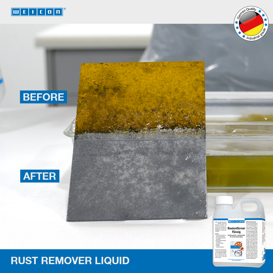 WEICON Rust Remover liquid | wysoce skoncentrowana kąpiel zanurzeniowa do usuwania rdzy i korozji