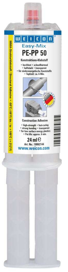 Easy-Mix PE-PP 50 | Klej konstrukcyjny na bazie metyloakrylanu do specjalnych tworzyw sztucznych