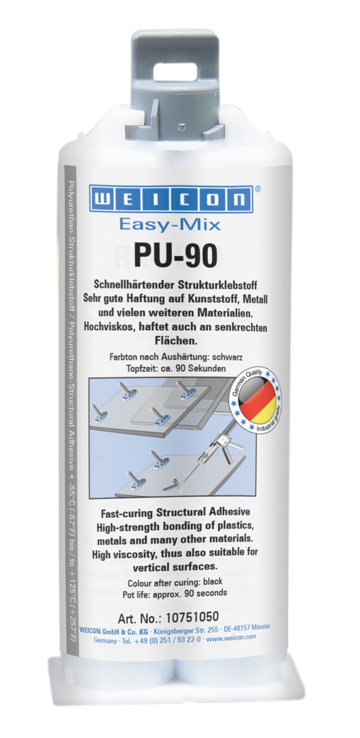 Easy-Mix PU-90 klej strukturalny poliuretan | Klej poliuretanowy, wysoka wytrzymałość, żywotność ok. 90 sekund