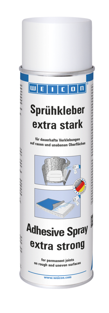 Adhesive Spray extra strong | Klej kontaktowy w sprayu do mocnego i trwałego klejenia filcu, sztucznej skóry i materiałów izolacyjnych
