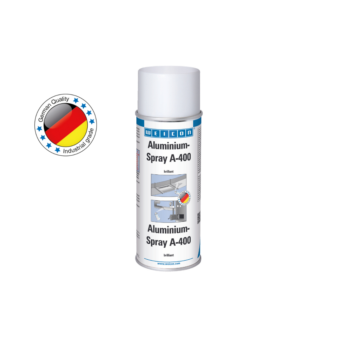 Aluminium-Spray A-400, najwyższy połysk | Wysokiej jakości ochrona przed rdzą i korozją