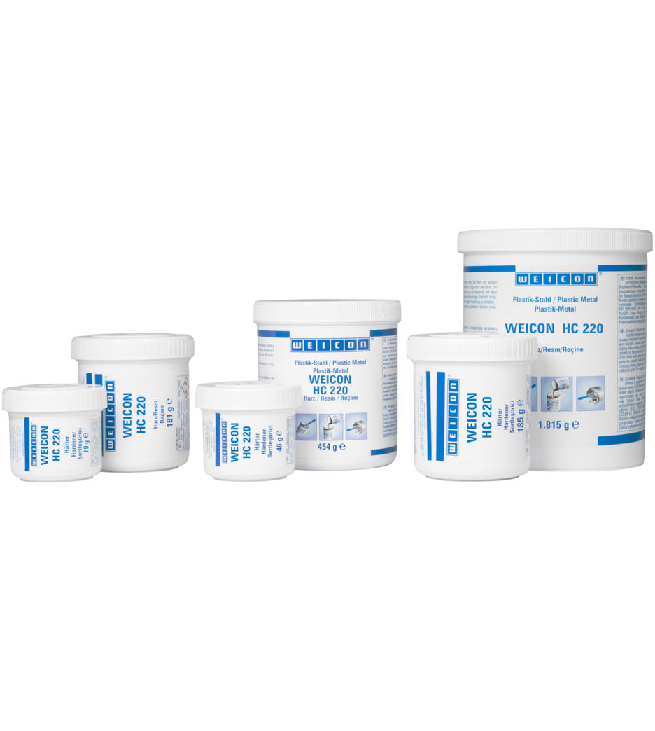 WEICON Ceramic HC 220 | Wypełniony ceramiką, odporny na wysokie temperatury system żywicy epoksydowej do powłok chroniących przed zużyciem