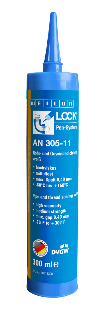 WEICONLOCK® AN 305-11 uszczelnianie rur i gwintów | średnia wytrzymałość, z dopuszczeniem do kontaktu z wodą pitną