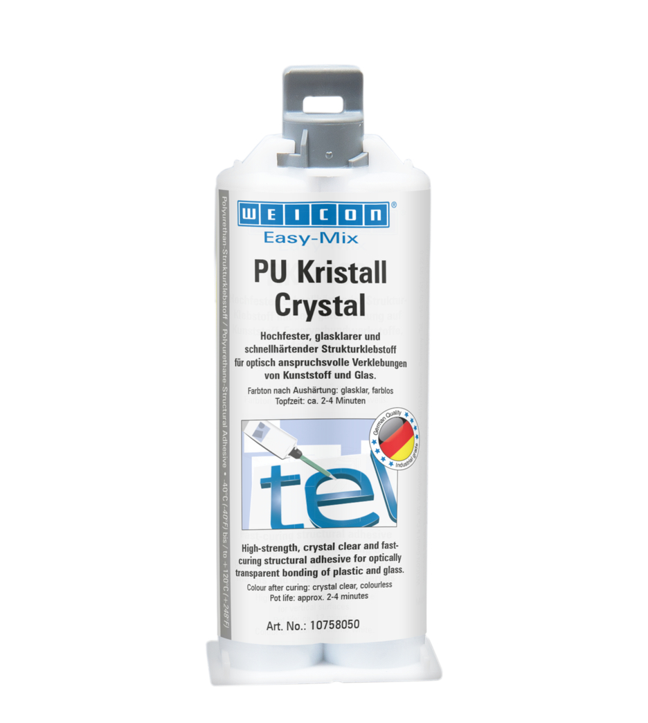 Easy-Mix PU Crystal Klej poliuretanowy | Klej poliuretanowy, krystalicznie przezroczysty