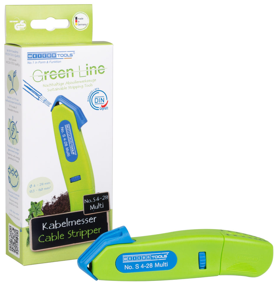 Nóż do kabli No. S 4-28 Multi Green Line