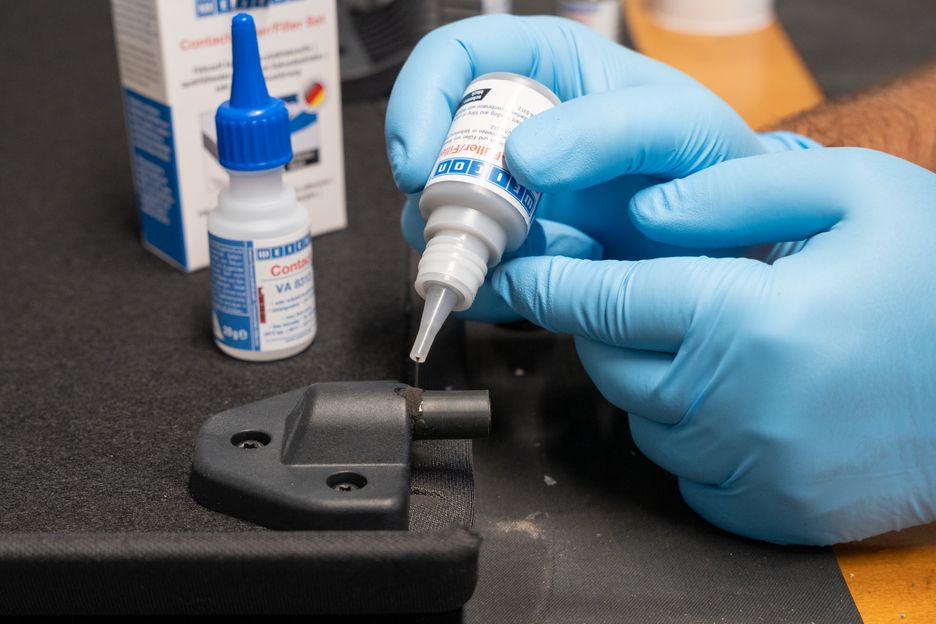 CA-Zestaw wypełniaczy | transparent special filler and cyanoacrylate adhesive Contact VA 8312