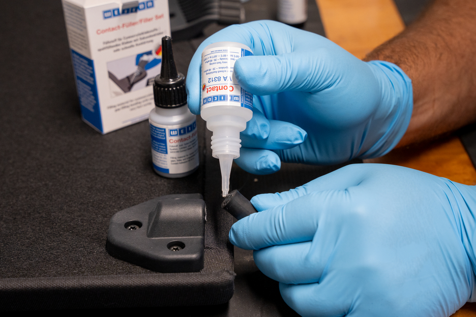 CA-Zestaw wypełniaczy | transparent special filler and cyanoacrylate adhesive Contact VA 8312