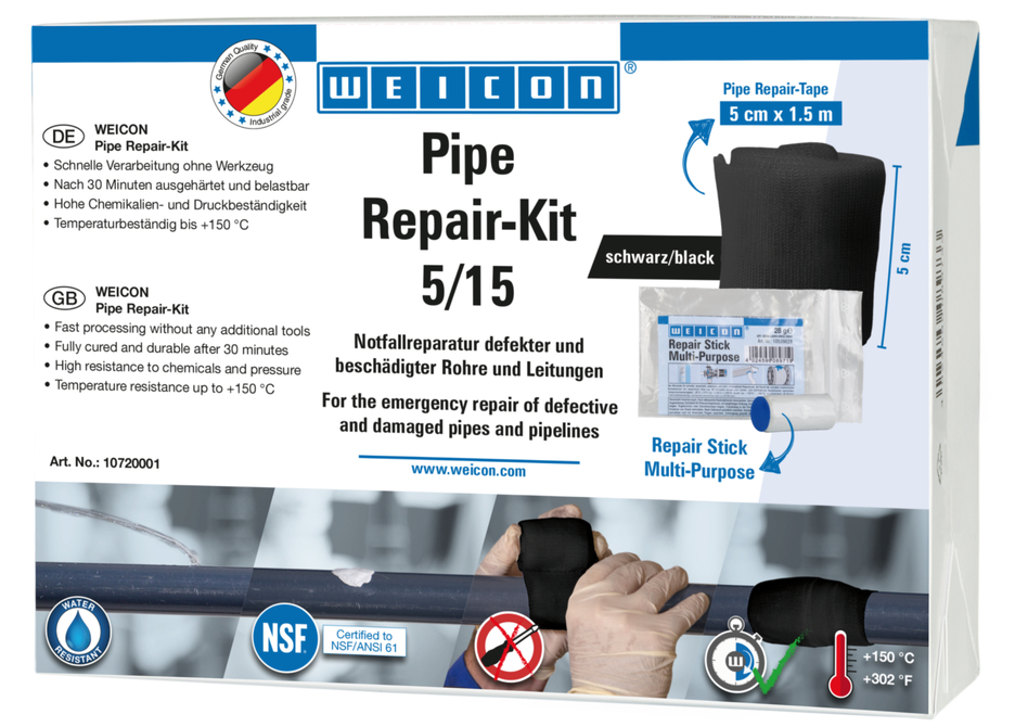 Pipe Repair Kit | do awaryjnej naprawy uszkodzonych rur i przewodów