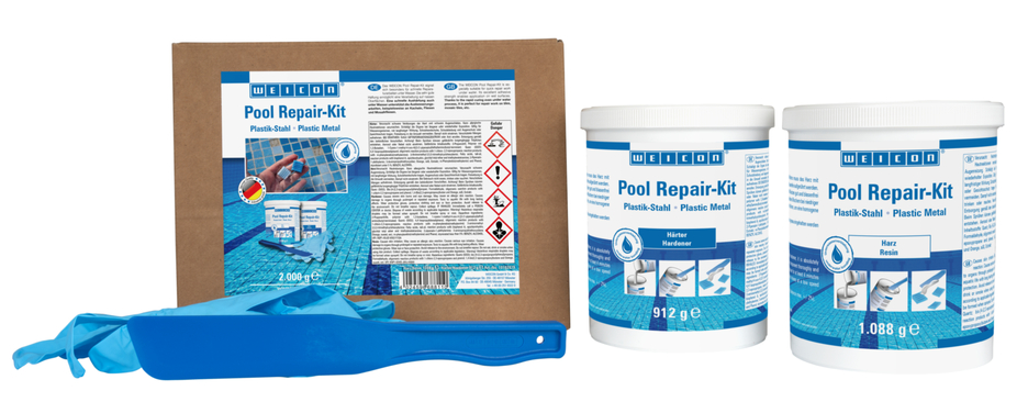 WEICON Pool Repair-Kit | Szybka naprawa, nawet pod wodą