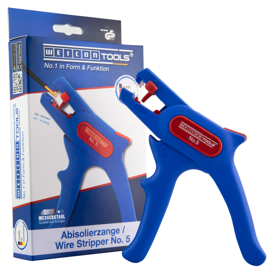 Szczypce Nr 5 | for all common stranded and solid conductors I working range 0,2 - 6,0 mm²