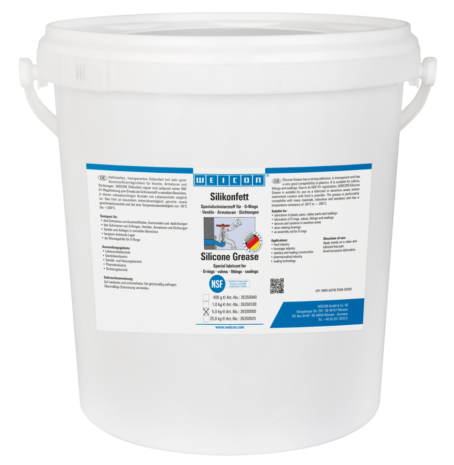 Silicone Grease smar | Food-safe lubricating grease