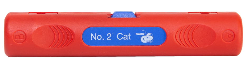 Stripper Nr 2 Cat | for stripping data and network cables I Working range 4.5 - 10 mm Ø