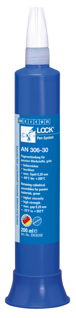 WEICONLOCK® AN 306-30 mocowanie łożysk, wałów i tulei | do materiałów pasywnych, wysoka wytrzymałość