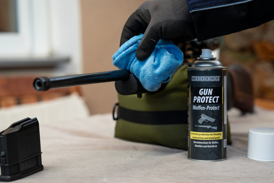 WEICON Gun Protect | Chroni elementy metalowe w szafie na broń przed korozją