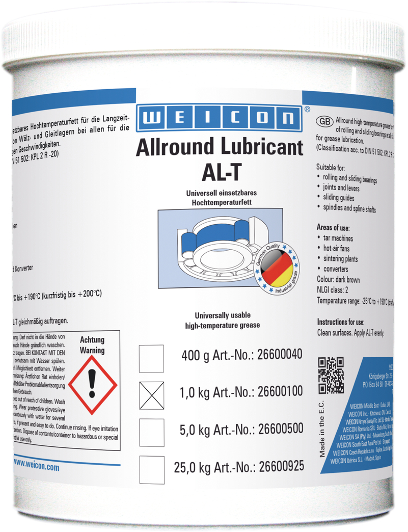 AL-T Smar wysokotemperaturowy, długookresowy | high-temperature grease 190°C