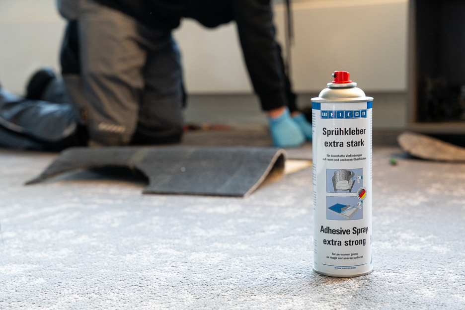 Adhesive Spray extra strong | Klej kontaktowy w sprayu do mocnego i trwałego klejenia filcu, sztucznej skóry i materiałów izolacyjnych