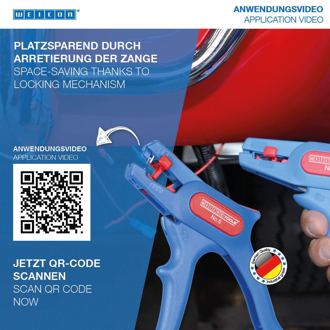 Szczypce Nr 5 | for all common stranded and solid conductors I working range 0,2 - 6,0 mm²