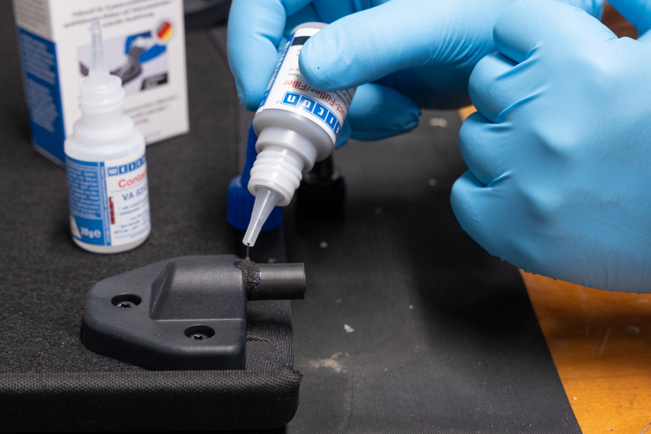 CA-Zestaw wypełniaczy | transparent special filler and cyanoacrylate adhesive Contact VA 8312