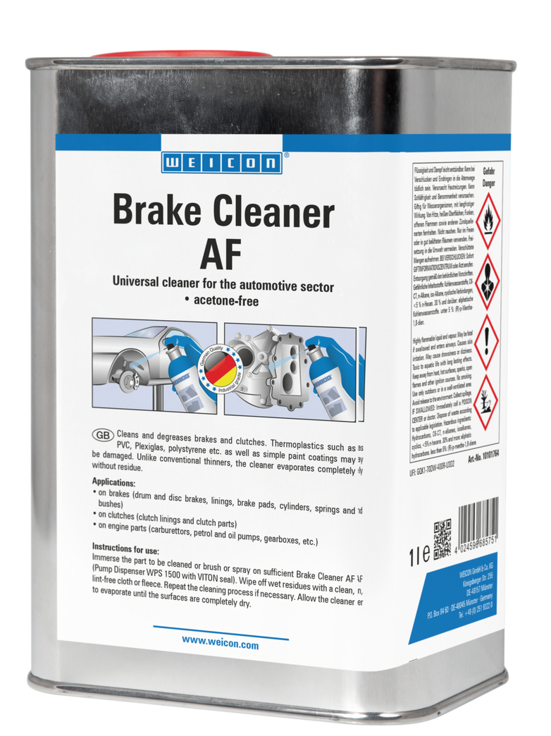 WEICON Brake Cleaner AF | bezacetonowy uniwersalny środek czyszczący dla sektora motoryzacyjnego