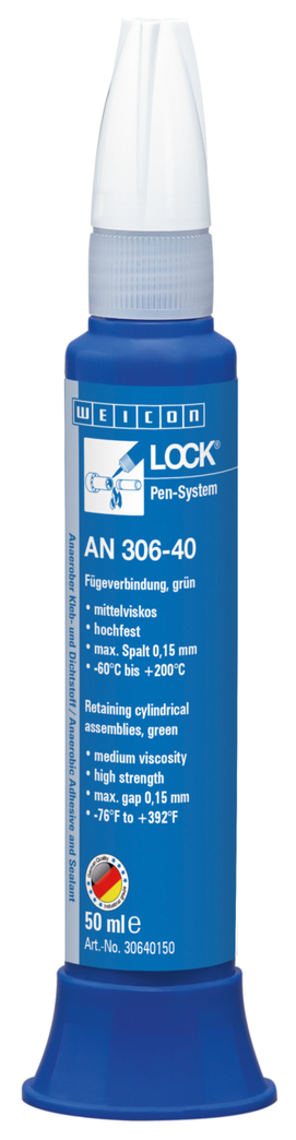 WEICONLOCK® AN 306-40 mocowanie łożysk, wałów i tulei | wysoka wytrzymałość, odporność na wysokie temperatury, powolne utwardzanie