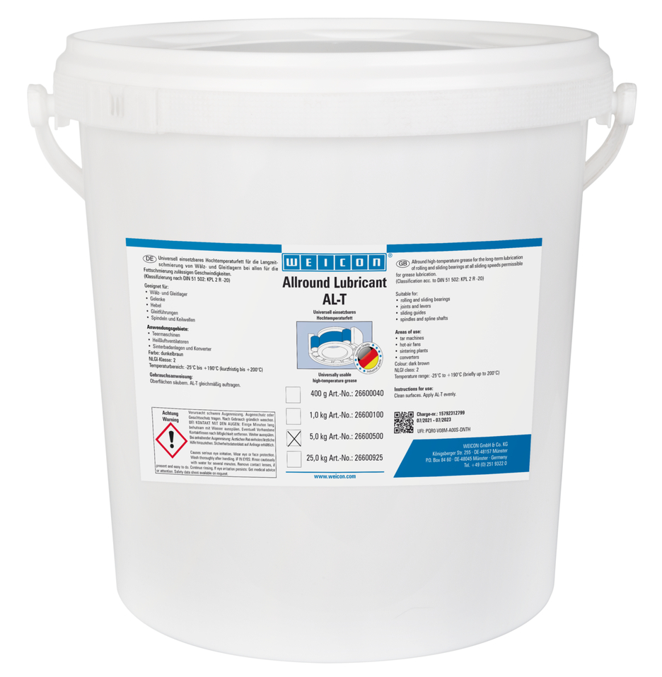 AL-T Smar wysokotemperaturowy, długookresowy | High-temperature grease 190°C