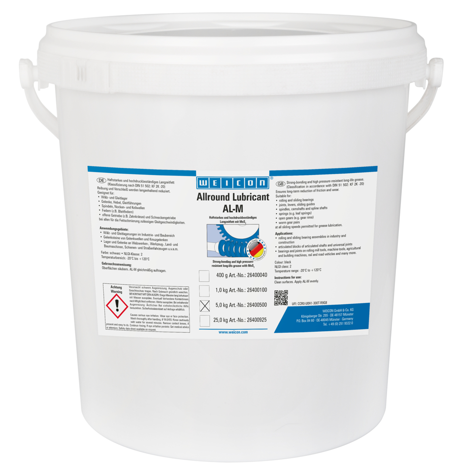 AL-M Smar długookresowy | Long-term lubrication with MoS2 AL-M Smar długookresowy | Long-term lubrication with MoS2