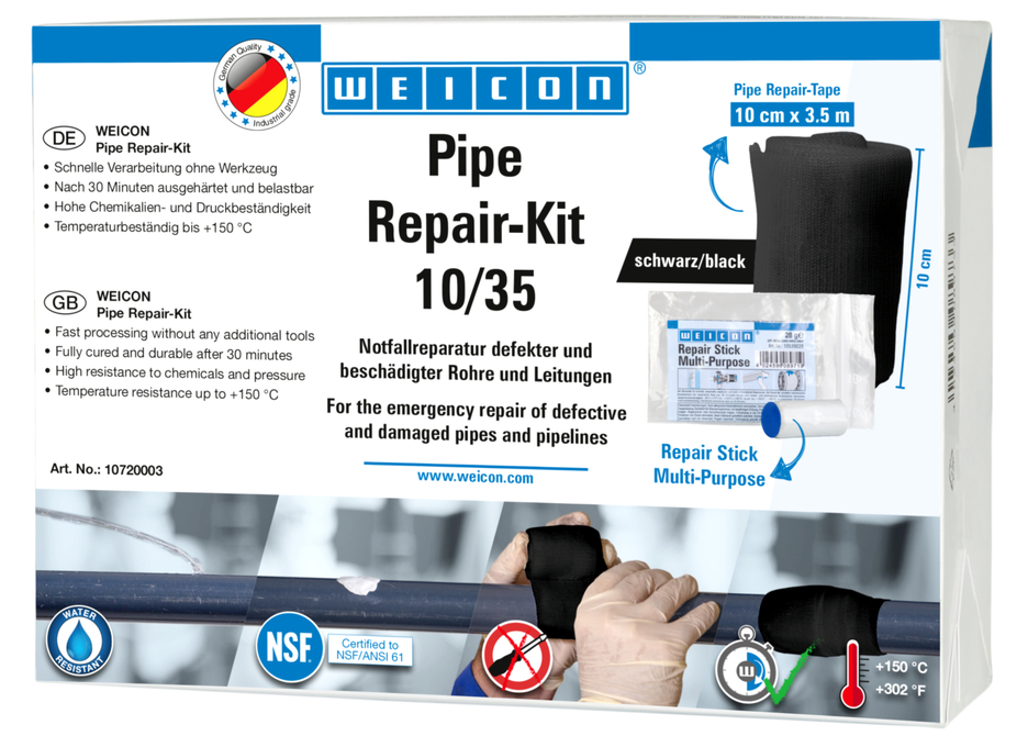 Pipe Repair Kit | do awaryjnej naprawy uszkodzonych rur i przewodów Pipe Repair Kit | do awaryjnej naprawy uszkodzonych rur i przewodów