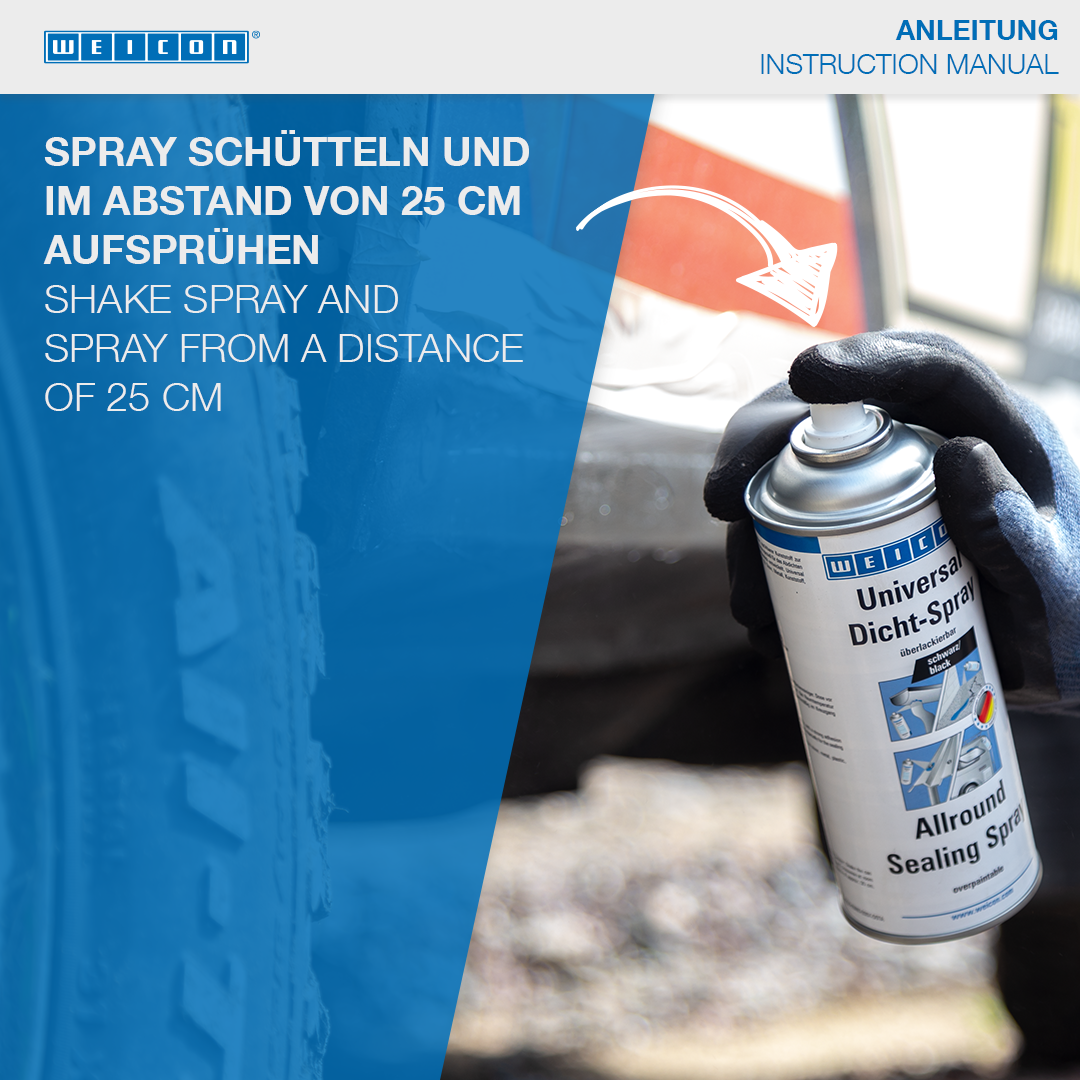 Allround Sealing Spray | Tworzywo sztuczne w sprayu do uszczelniania