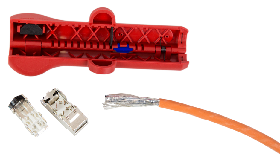 Cat Cable-Stripper Nr 10 | for stripping data and network cables I working range 4,5 - 10,0 mm Ø