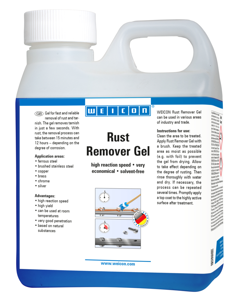 WEICON Rust Remover Gel | szybkie i niezawodne usuwanie rdzy i nalotów