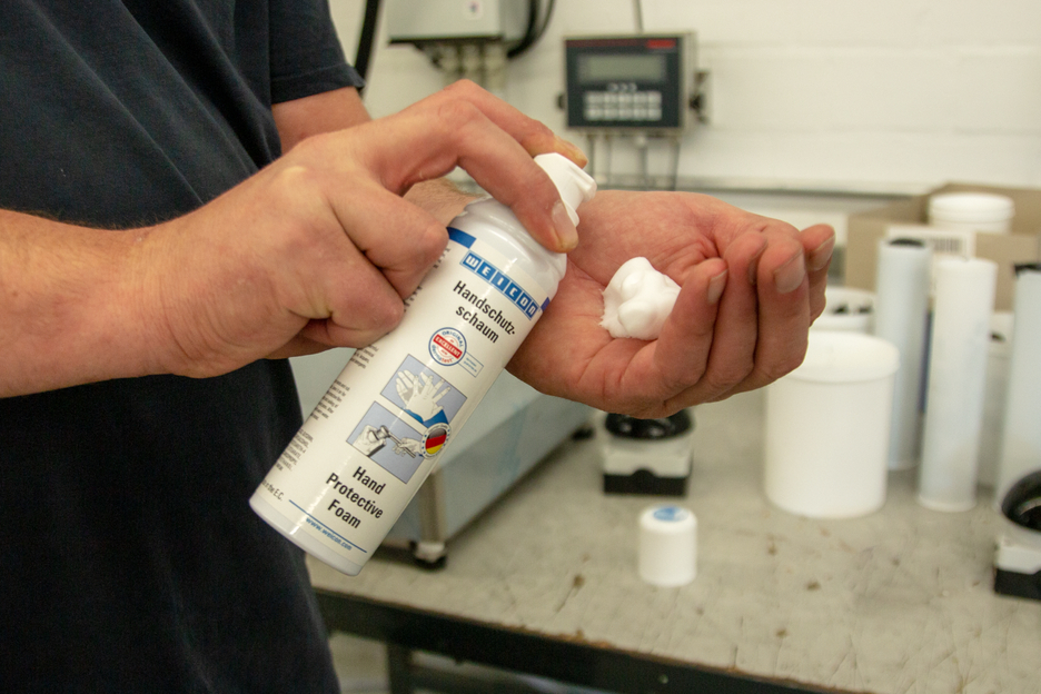 Hand Protective Foam | niewidzialna rękawica, testowana dermatologicznie