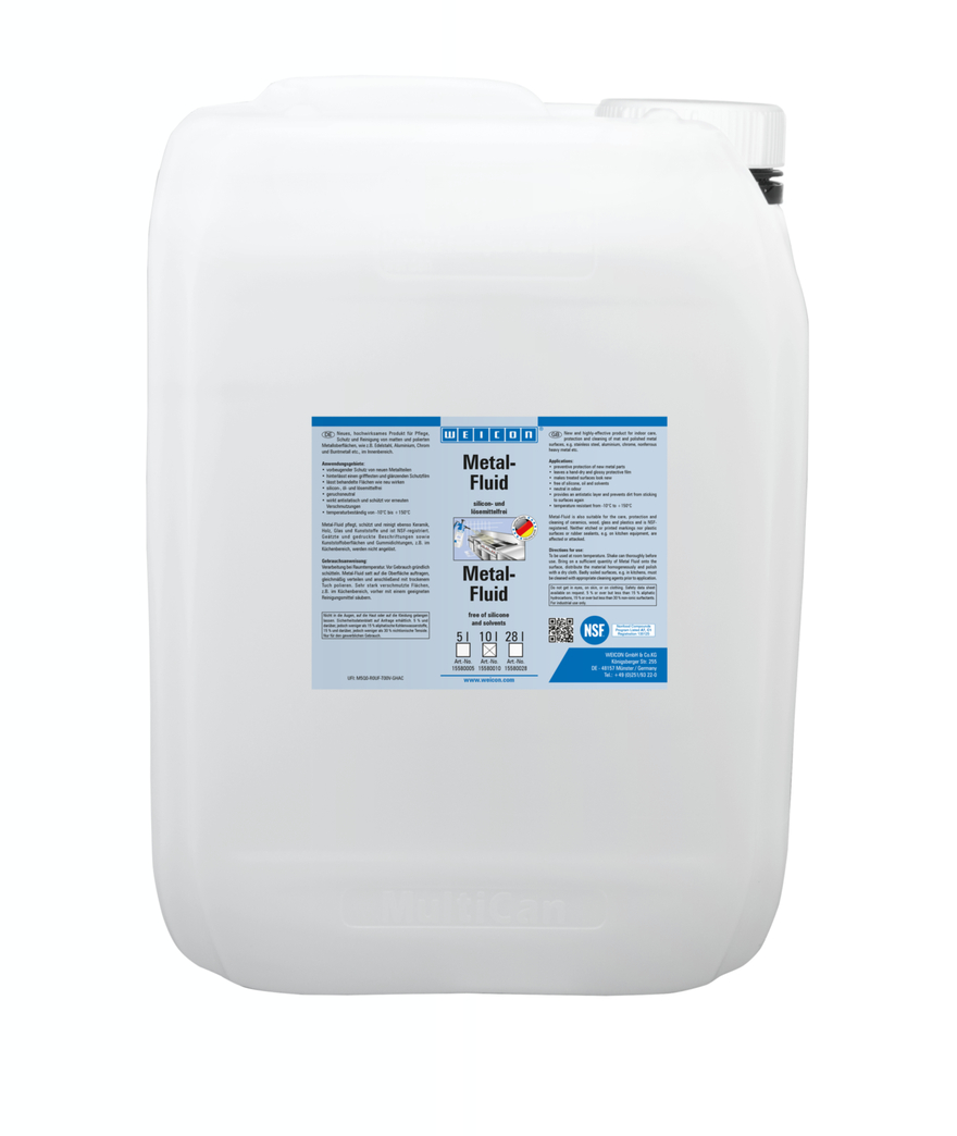 Metal-Fluid | Bezrozpuszczalnikowa emulsja pielęgnacyjna i ochronna do metali