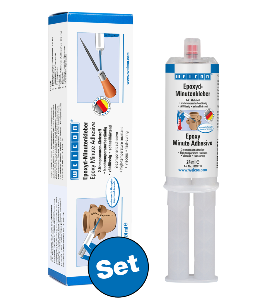 Epoxy Minute Adhesive | Uniwersalny, odporny na wysokie temperatury klej epoksydowy