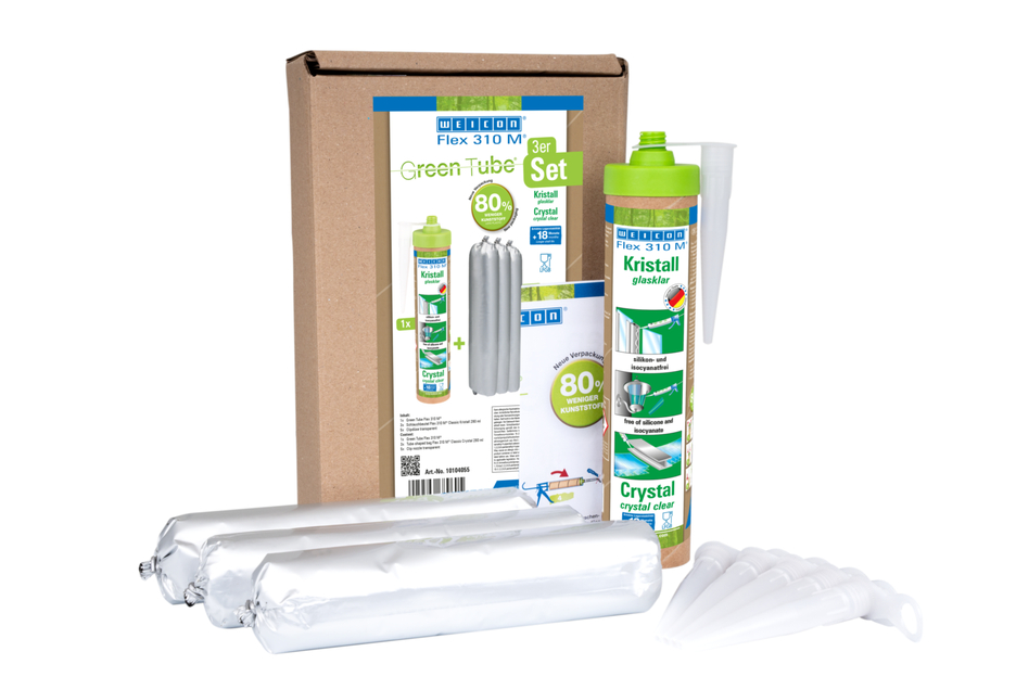 Flex 310 M® Crystal MS-polimer | Przezroczysty klej na bazie MS polimeru w opakowaniu ciśnieniowym