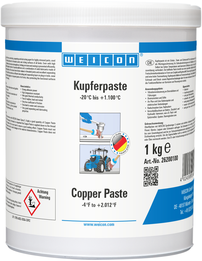 Copper Paste | Pasta smarująca i antyadhezyjna na bazie miedzi