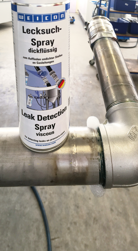 Leak Detection Spray viscous | Wykrywanie pęknięć i nieszczelności w rurach gazowych